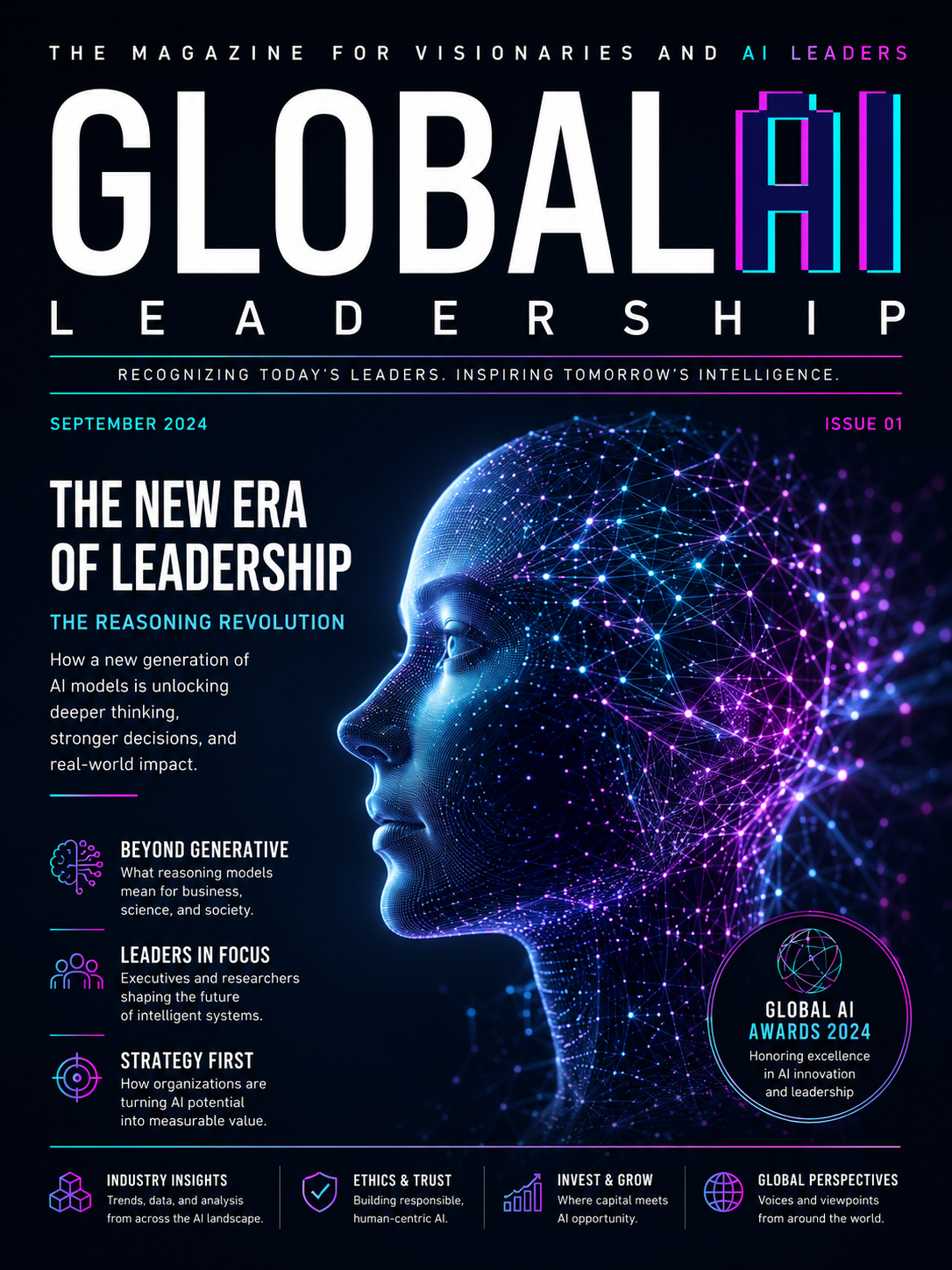 Global AI Leadership Review — Issue 01, September 2024 cover