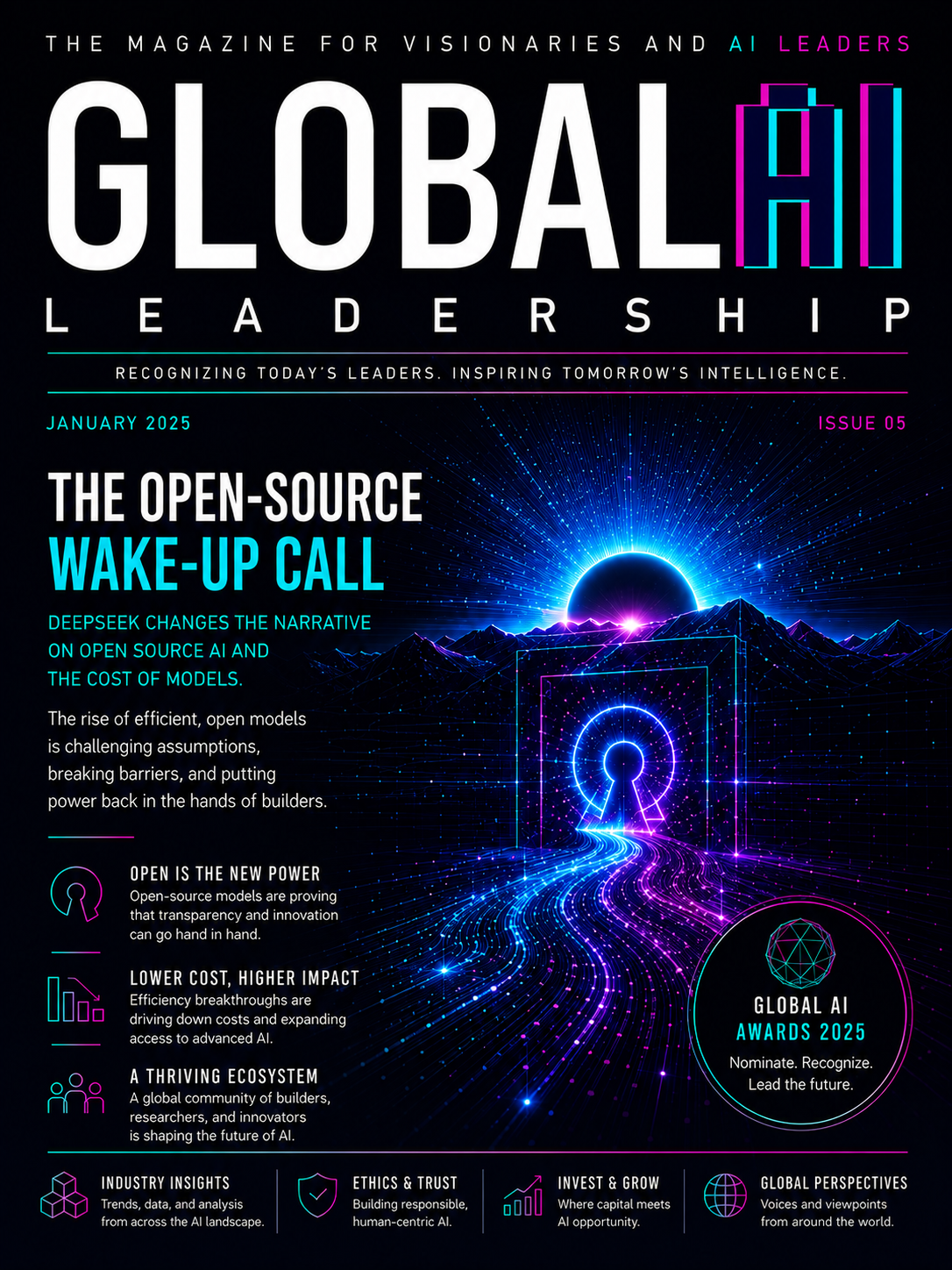 Global AI Leadership Review — Issue 05, January 2025 cover