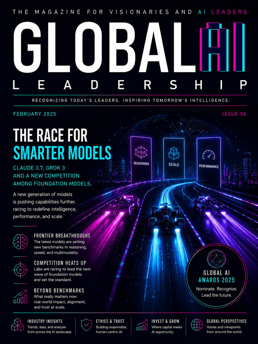 Global AI Leadership Review — Issue 06, February 2025 cover