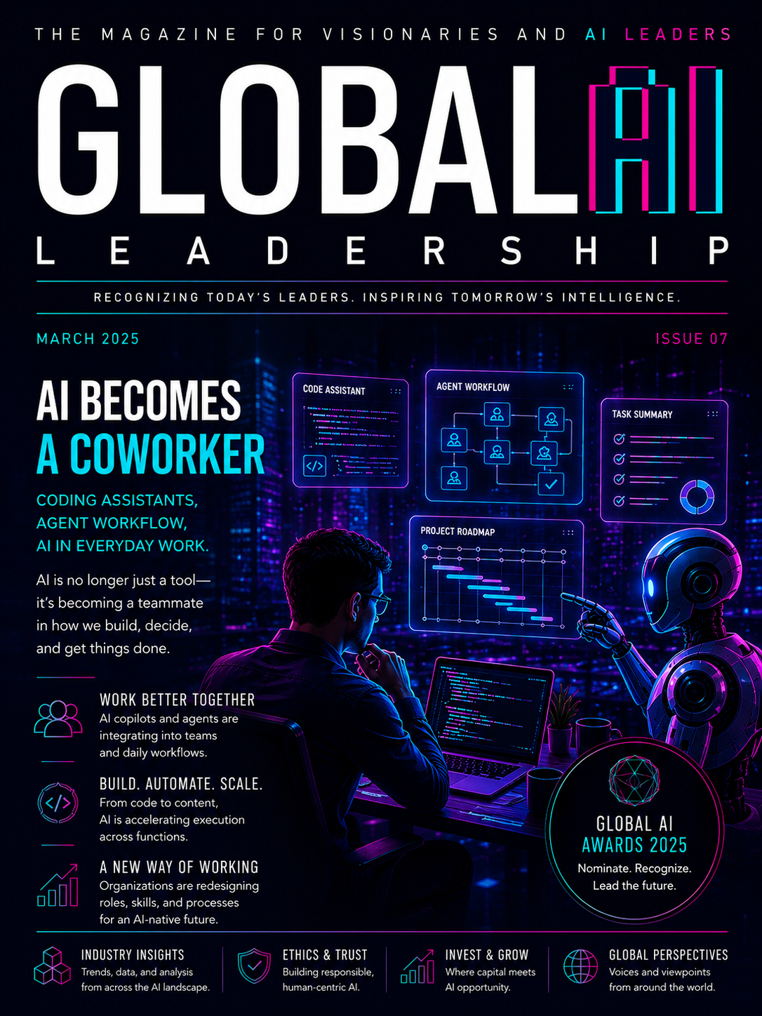 Global AI Leadership Review — Issue 07, March 2025 cover