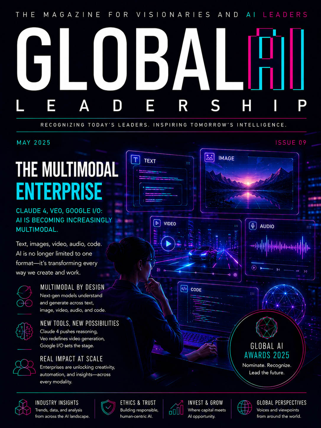 Global AI Leadership Review — Issue 09, May 2025 cover