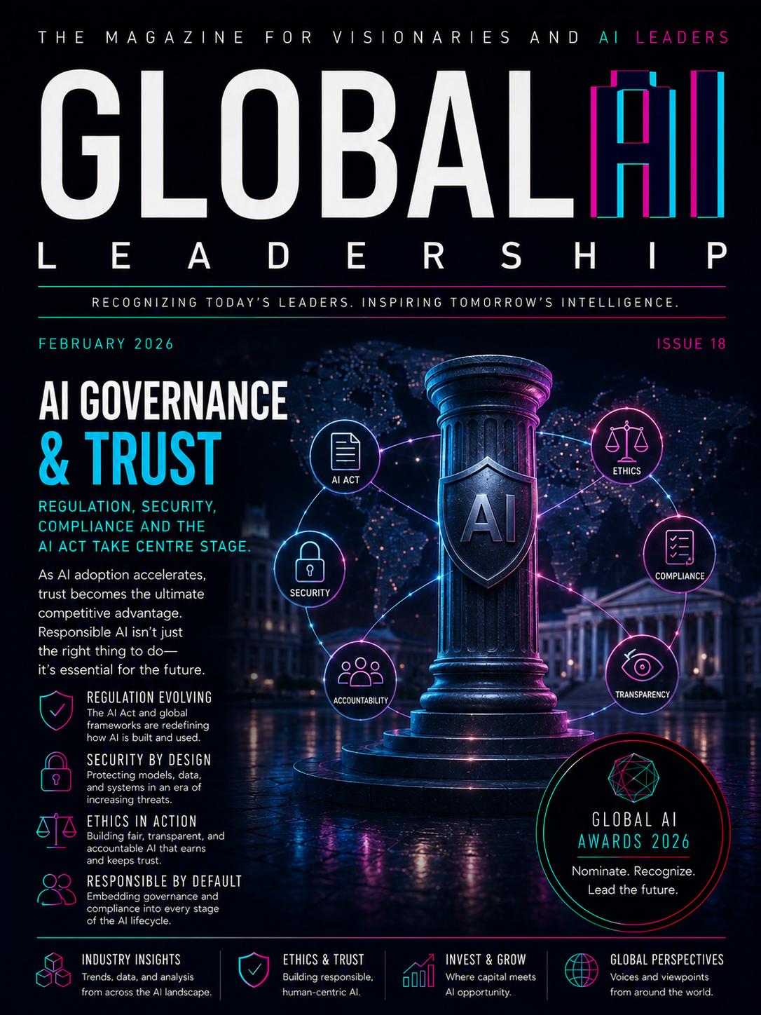 Global AI Leadership Review — Issue 18, February 2026 cover