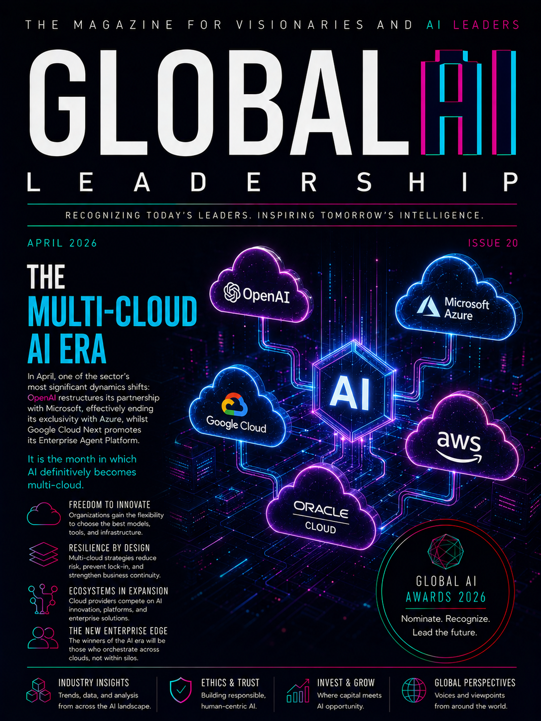 Global AI Leadership Review — Issue 20, April 2026 cover